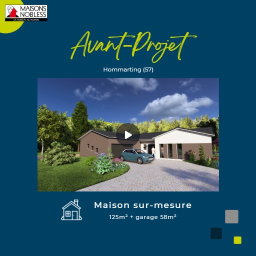 Réalisation d'un avant-projet à Hommarting en Moselle, 57