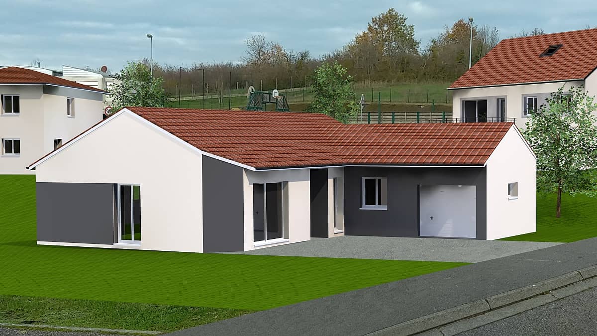 Maison et terrain à Chaudeney-sur-Moselle à construire