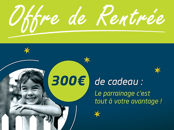 Offre de rentrée parrainage