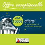 Offre exceptionnelle de parrainage de 1000€