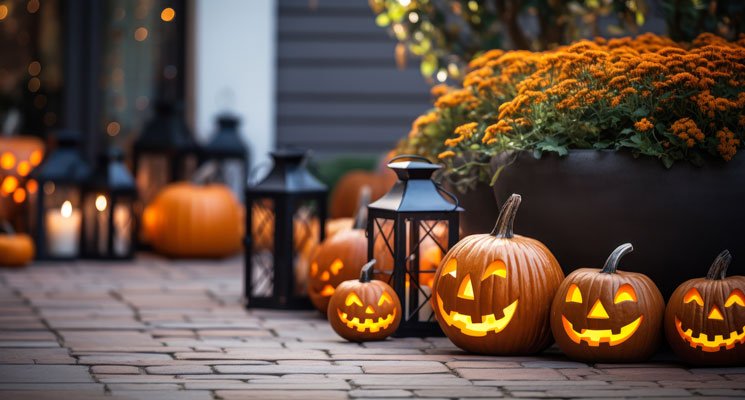 Décoration de maison pour Halloween