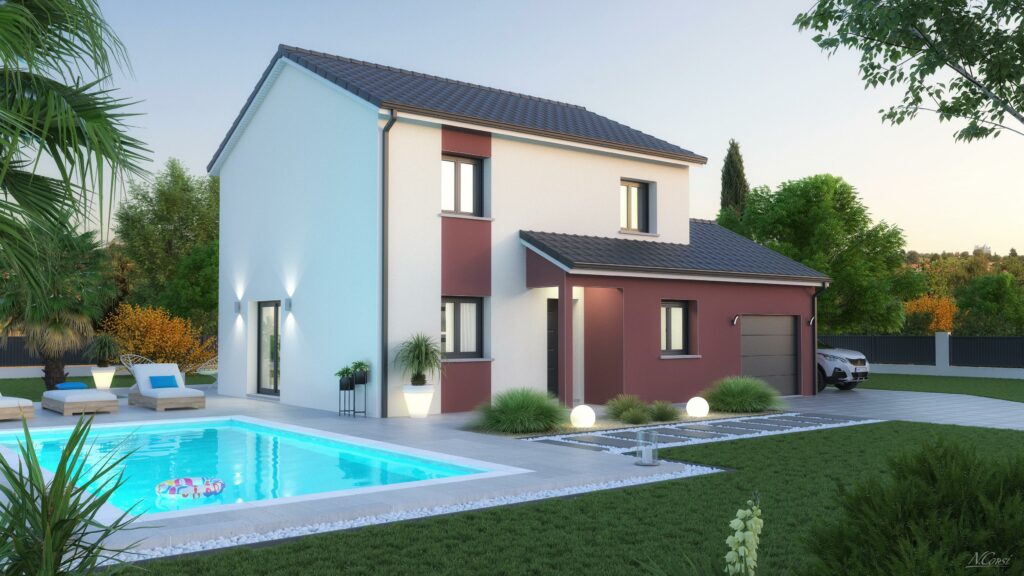 Maison et terrain à Brin-sur-Seille à construire