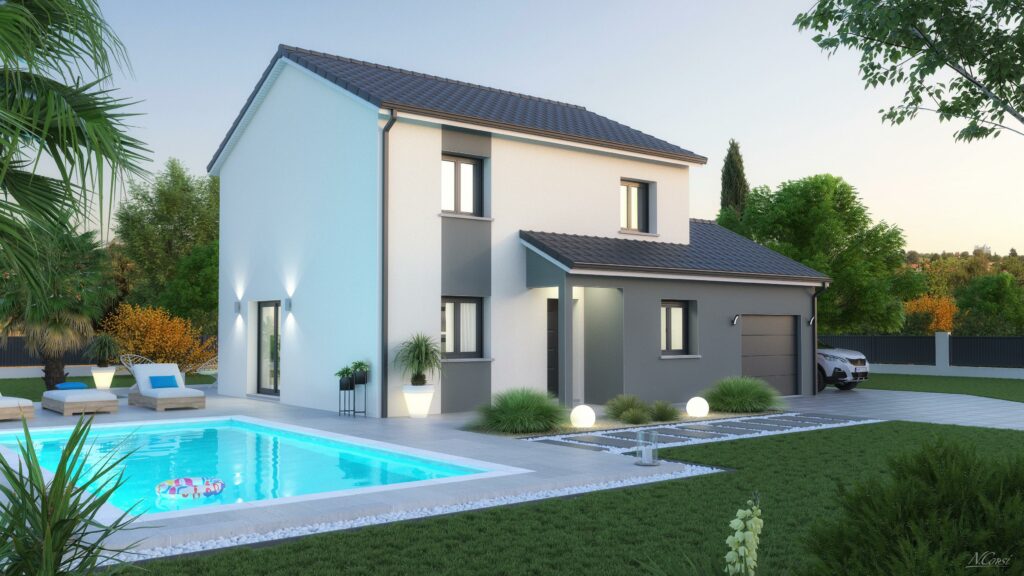 Maison et terrain à Domèvre-en-Haye à construire