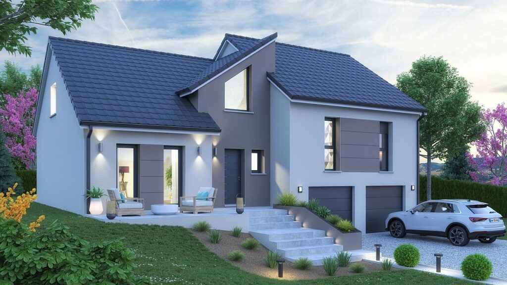 Maison à construire avec terrain à Bicqueley